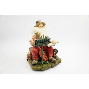 Animated Musical Country Santa Claus‎ Figurine Singing Hill Billy